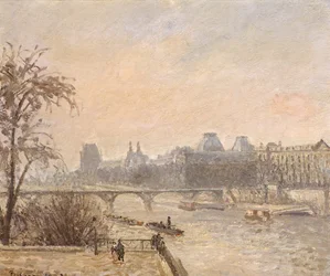 Die Seine und der Louvre, 1903